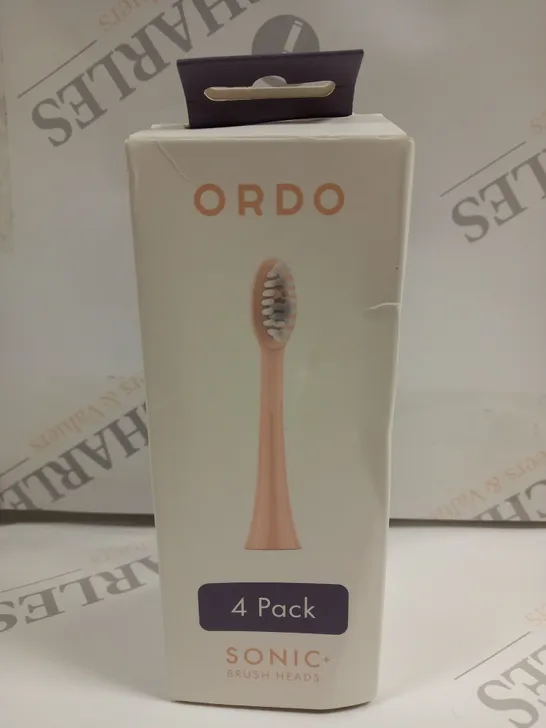 BOXED ORDO BRUSH HEADS ROSE GOLD X4