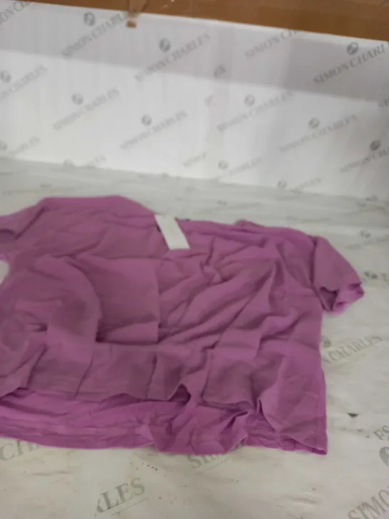 FRENCH CONNECTON FRILLED VIOLET BLOUSE