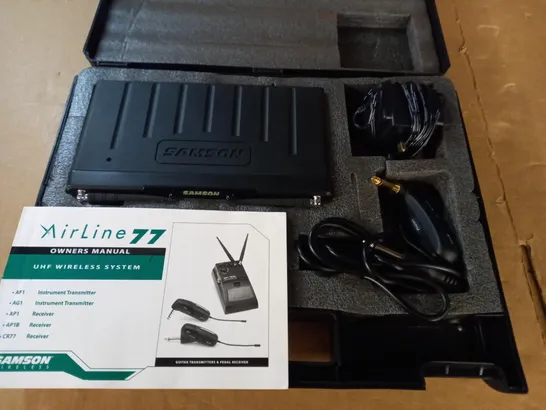 BOXED AIRLINE 77 UHF TRUE DIVERSITY WIRELESS SYSTEM