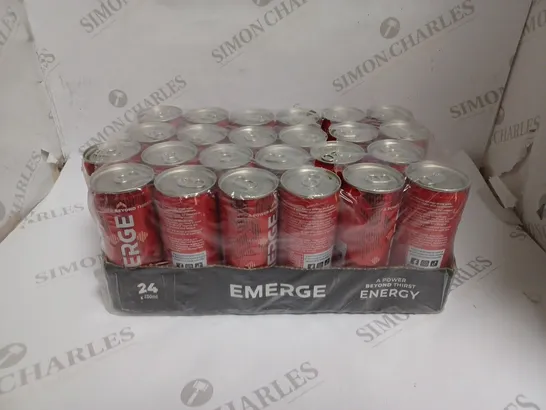 CASE OF 24 EMERGE ENERGY DRINKS (24 X 250ML)