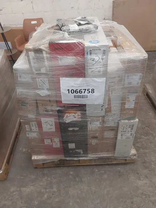 PALLET OF APPROXIMATELY 17 UNPROCESSED RAW RETURN MONITORS TO INCLUDE;