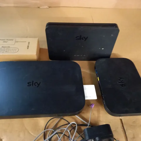 SKY SET TOP BOX WITH ROUTER