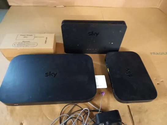 SKY SET TOP BOX WITH ROUTER