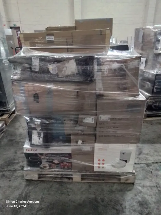 PALLET OF APPROXIMATELY 28 UNPROCESSED RAW RETURN HOUSEHOLD AND ELECTRICAL GOODS TO INCLUDE;