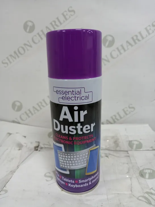 BOX OF 12 ESSENTIAL ELECTRICAL AIR DUSTER CANS 