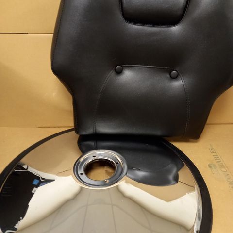 SPARE PARTS FOR HAIRDRESSING CHAIR - BLACK/CHROME EFFECT
