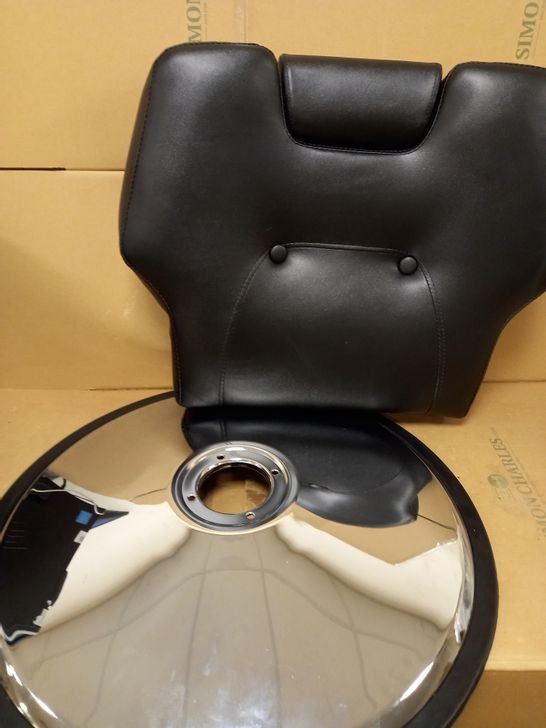 SPARE PARTS FOR HAIRDRESSING CHAIR - BLACK/CHROME EFFECT
