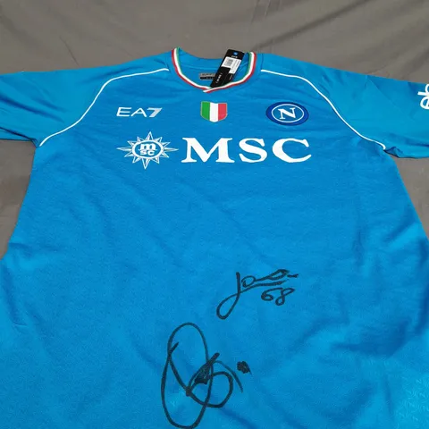 SIGNED NAPOLI FC HOME SHIRT SIZE XL