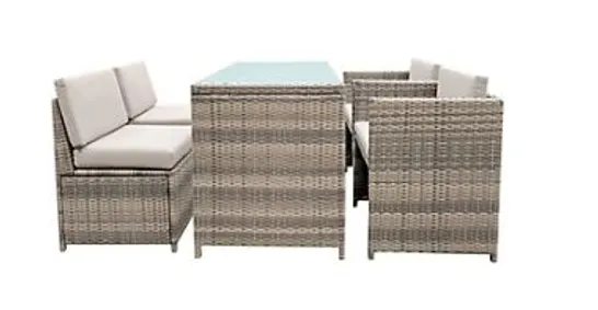 SORON WICKER DINING SET