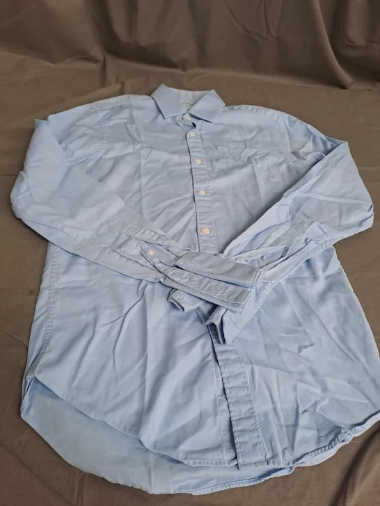 TM LEWIN LIGHT BLUE LONG SLEEVE SHIRT SIZE 15 1/2 - 34 1/2 