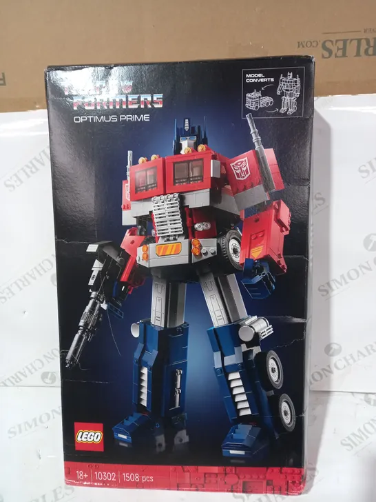 BOXED LEGO TRANSFORMERS OPTIMUS PRIME 10302 RRP £149