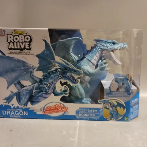 BOXED ZURU ROBO ALIVE ICE BLASTING DRAGON TOY