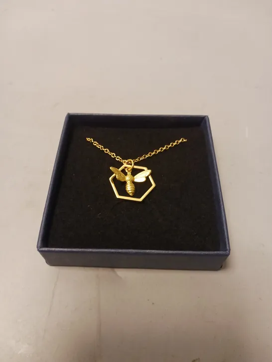 LUCENT STUDIOS BEE PENDANT NECKLACE 