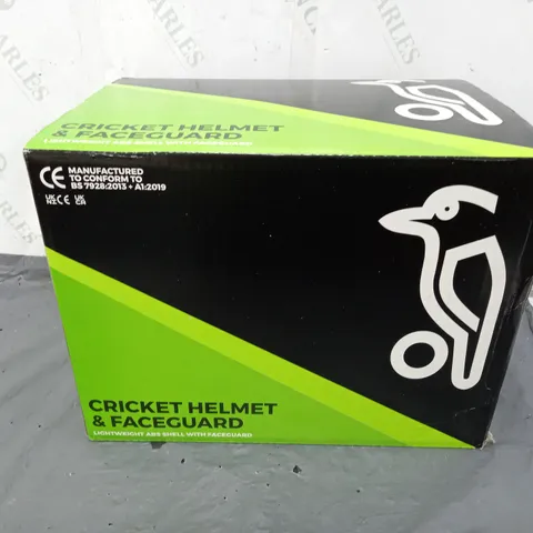 BOXED KOOKAVURA CRICKET HELMET & FACEGUARD