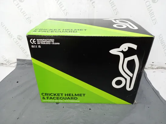 BOXED KOOKAVURA CRICKET HELMET & FACEGUARD