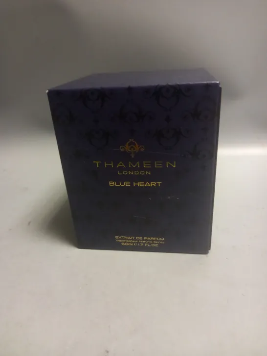 BOXED THAMEEN LONDON BLUE HEART EXTRAIT DE PARFUM 50ML