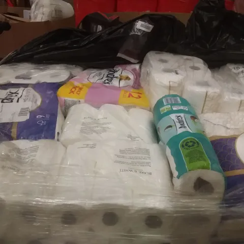 PALLET OF ASSORTED TOILET PAPER