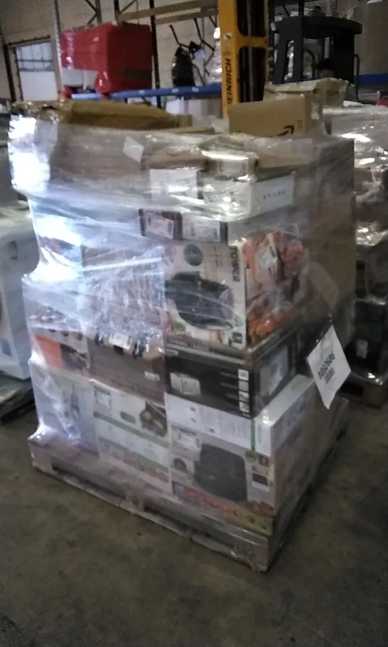 PALLET OF APPROXIMATELY 44 UNPROCESSED RAW RETURN HOUSEHOLD AND ELECTRICAL GOODS TO INCLUDE;