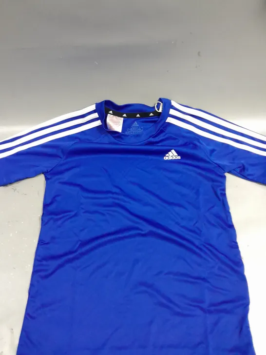 ADIDAS CHILDRENS SERENO T-SHIRT IN BLUE - 9-10YRS 