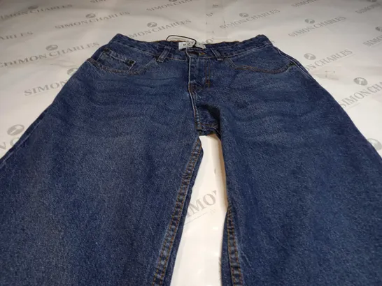 MOTEL EXTRA WIDE LOW RISE JEANS MID BLUE - W24 L32