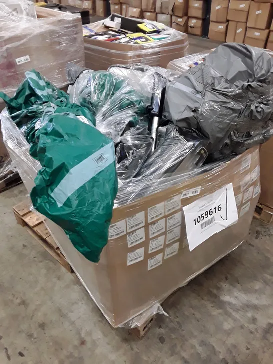 PALLET OF APPROXIMATELY 23 UNPROCESSED RAW RETURN HOUSEHOLD AND ELECTRICAL GOODS TO INCLUDE;