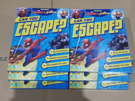 LOT OF 6 DISNEY CAN YOU ESCAPE PUZZLE SETS