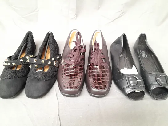 BOX OF APPROXIMATELY 10 BOXED PAIRS OF SHOE SIN VARIOUS STYLES AND SIZES TO INCLUDE BELLA STAR, ELONG, ETC