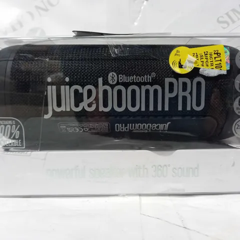 JUICEBOOMPRO PORTABLE BLUETOOTH SPEAKER 