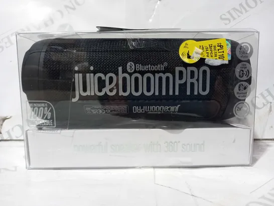 JUICEBOOMPRO PORTABLE BLUETOOTH SPEAKER 