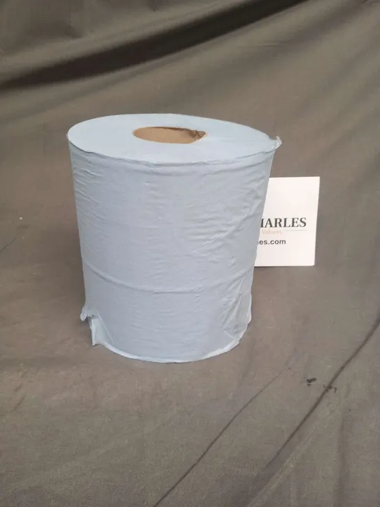 SIX ROLLS OF BLUE TISSUE PAPER