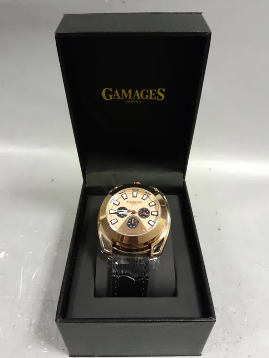 GAMAGES STATURE ROSE DIAL WATCH 