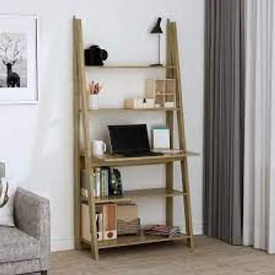 TIVA LADDER BOOKCASE IN OAK