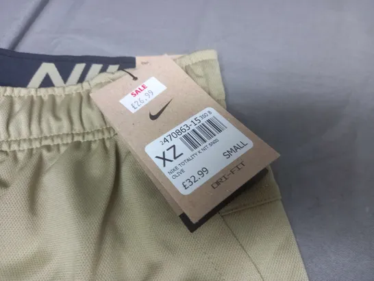 NIKE TOTALITY SHORTS - OLIVE