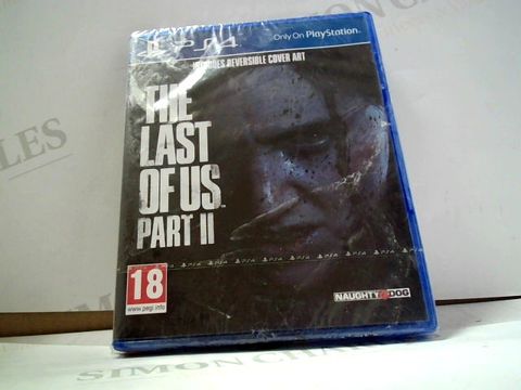 THE LAST OF US PART II PLAYSTATION 4 GAME