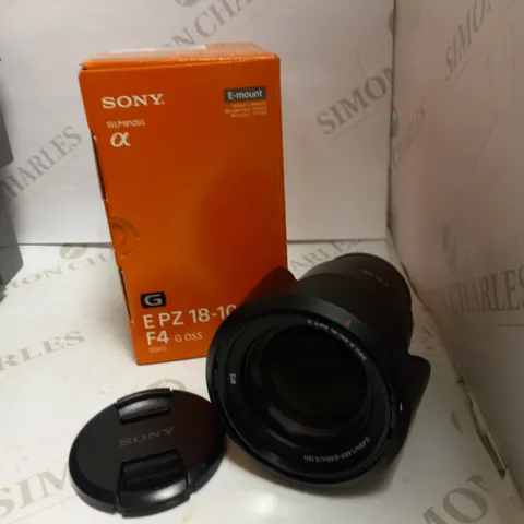 SONY E PZ 18-105 MM F/4 G OSS STANDARD ZOOM LENS