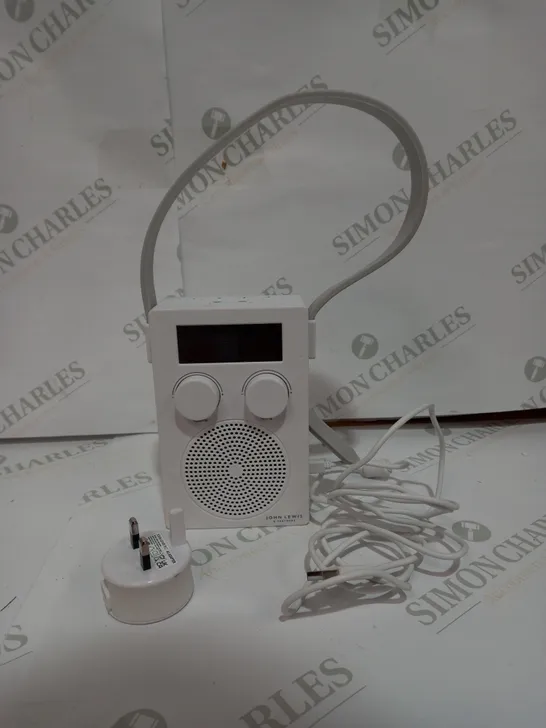 JOHN LEWIS DAB / FM SHOWER RADIO