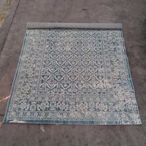 ULVERSTON TEAL RUG 220X160CM