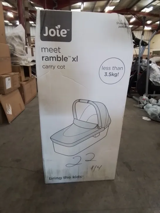 BOXED JOIE MEET RAMBLE XL CARRY COT - LAUREL