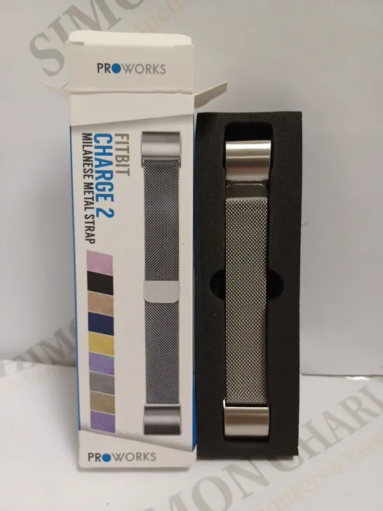 PROWORKS FITBIT CHARGE 2 MILANESE METAL STRAP