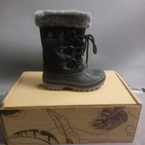 DREAM PAIRS CHILDREN'S WINTER LACE UP FLEECE LINED BOOTS SIZE 10