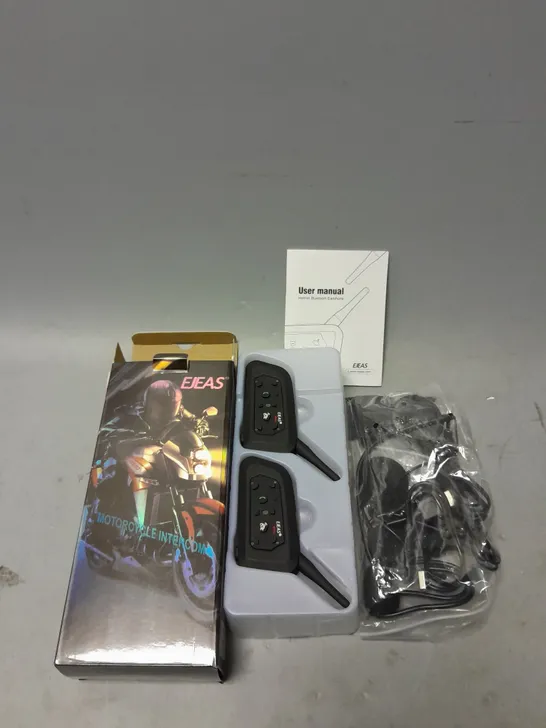 BOXED EJEAS HELMET BLUETOOTH EARPHONE 