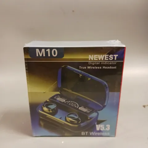 BOXED SEALED M10 NEWEST V5.3 BLUETOOTH WIRELESS EARPHONES 