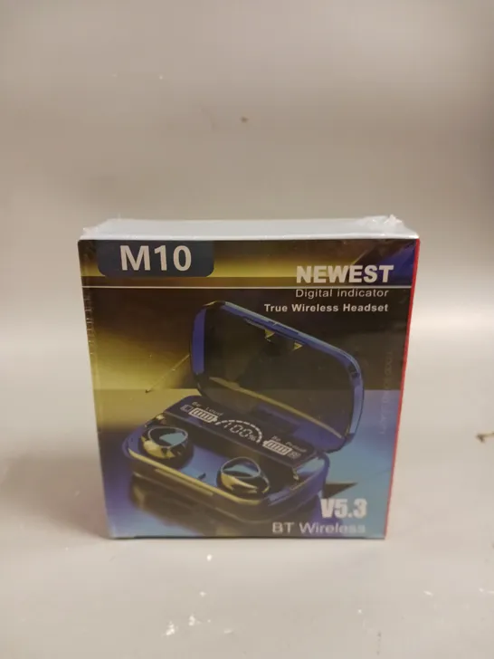 BOXED SEALED M10 NEWEST V5.3 BLUETOOTH WIRELESS EARPHONES 