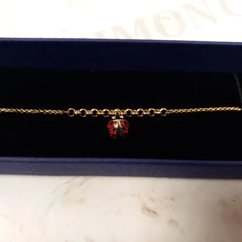 BOXED SWAROVSKI LADYBIRD BRACELET