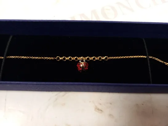 BOXED SWAROVSKI LADYBIRD BRACELET