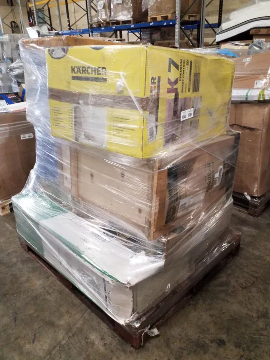 PALLET OF APPROXIMATELY ASSORTED HOUSEHOLD & ELECTRICITY PRODUCTS INCLUDING 