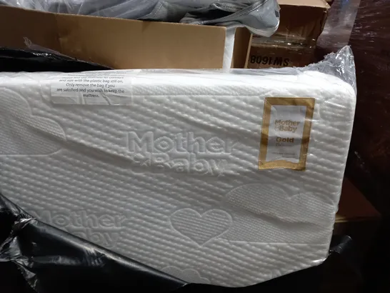 MOTHER & BABY FIRST GOLD ANTI-ALLERGY FOAM COT MATTRESS (COLLECTION ONLY) RRP £69.99