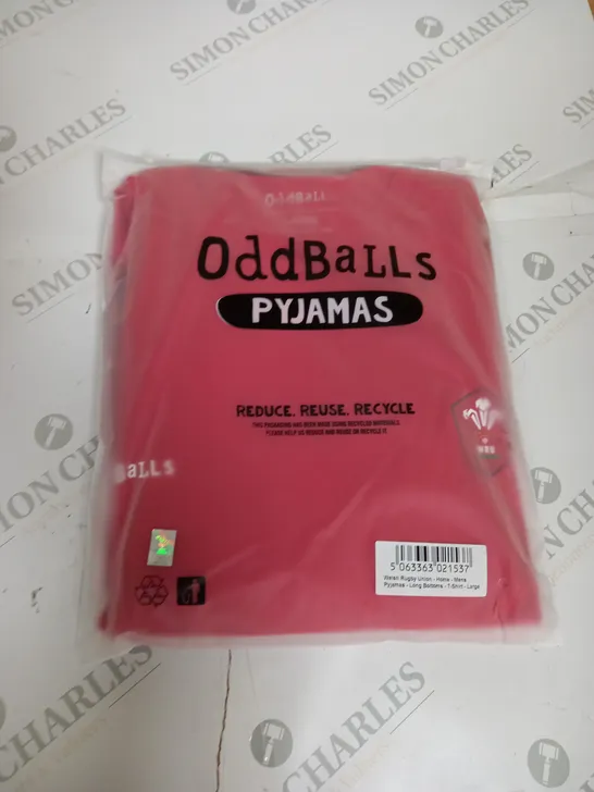 BAGGED ODDBALLS PYJAMAS SIZE L 