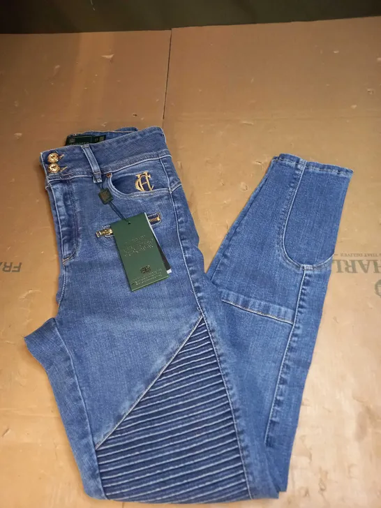 HOLLAND COOPER BIKER JEANS SIZE 12