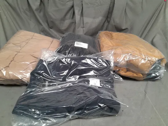 LARGE BOX OF ASSORTED CLOTHING ITEMS TO IN VARIOUS SIZES AND COLORS